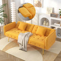 2-Sitzer Schlafsofa mit 3-fach verstellbarer Rückenlehne und 6-fach verstellbaren Armlehnen aus Velours